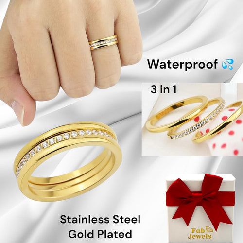 Buy Princess Cut Diamond Wedding Ring 3 in 1 Engagement & Bands White  Gold .9ctÂ Online at desertcartINDIA